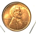 1949-S lincoln wheat cent Unc detail