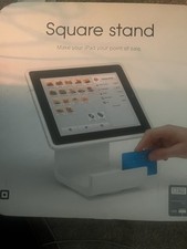 Square Stand for iPad Air POS with Lighting Connector - White