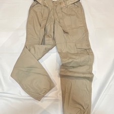 Abercrombie Kids girls Beige Cargo Convertible Nylon Pants Adjustable Waist