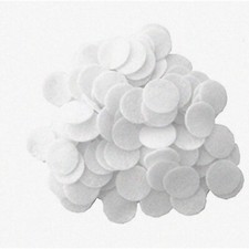 1-inch White Felt Circles, 100 Pieces