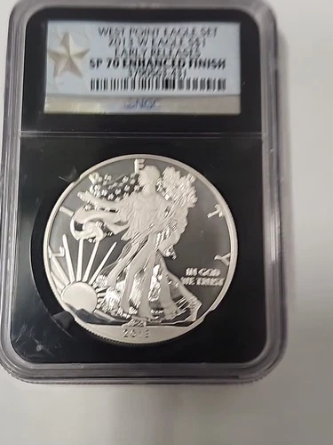 2013 $1 AMERICAN SILVER EAGLE  WEST POINT  EARLY RELEASES SP70 ENHANCED FINISH