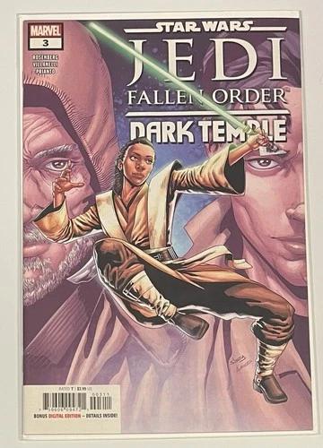 Star Wars Jedi Fallen Order Dark Temple #3 2019 Marvel 1st Apps Cere Junda