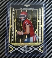 Marketplace image: 2024 Leaf Press Pass Jackson Arnold 1/1 Gold Superfractor SSP #PPB-124 Sooners