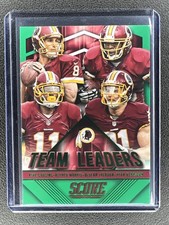 2015 PANINI SCORE - TEAM LEADERS #8 REDSKINS GREEN 