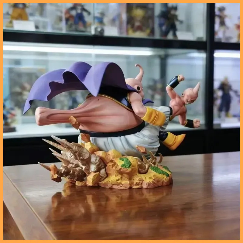 Dragon Ball Fat Majin Buu Vs Evil Buu Resina GK Estatua Coleccionista Figura Anime