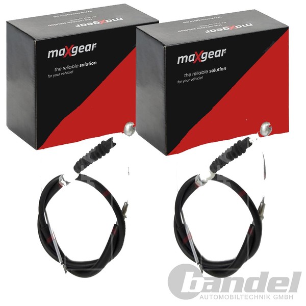2X Maxgear Handbremsseile Passend FüR Audi A3 Seat Altea Leon Toledo Skoda-image