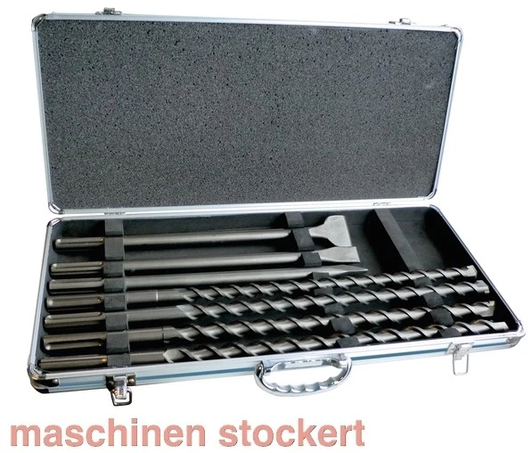 Makita D-42494 SDS-MAX Bohrer + Meisselset/ Meißelset 7 teilig 
