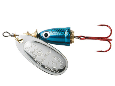 Blue Fox Vibrax Shad #1 4g Spinner VMC Haken FARBEN 
