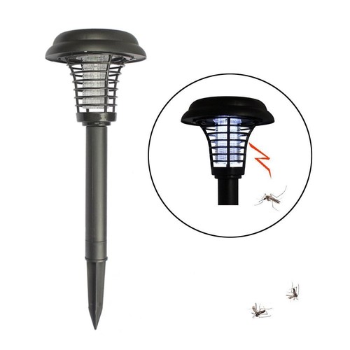 2 Pack Lampara Mata Insectos Energía Solar Antimosquitos Exterior | eBay