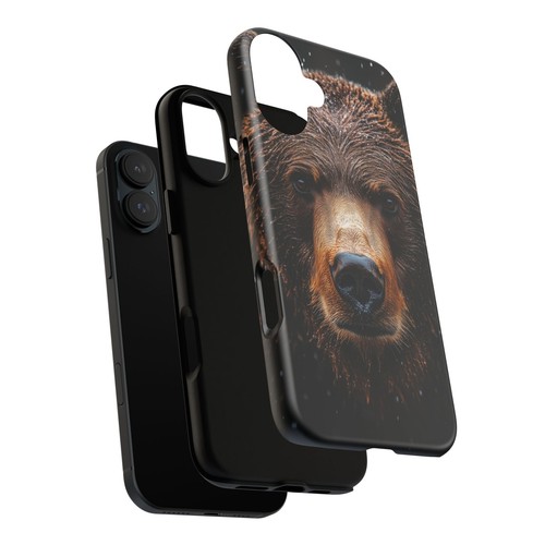 Brown Grizzly Bear Rain - Phone Ink Cover Case for iPhone, Galaxy, Pixel - 第 32/281 張圖片