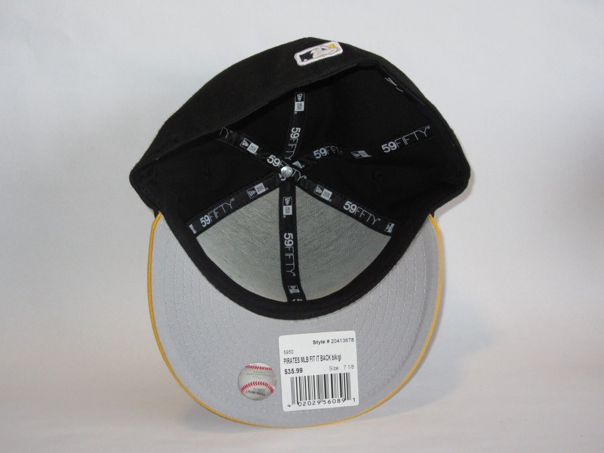Pittsburgh Pirates Fit It Back Black / Yellow New Era 59Fifty Hat