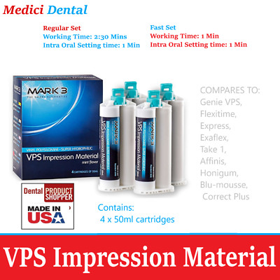 MARK3 Monophase Regular Set VPS Impression Material Heaby Body Fast Set 1-20/Box