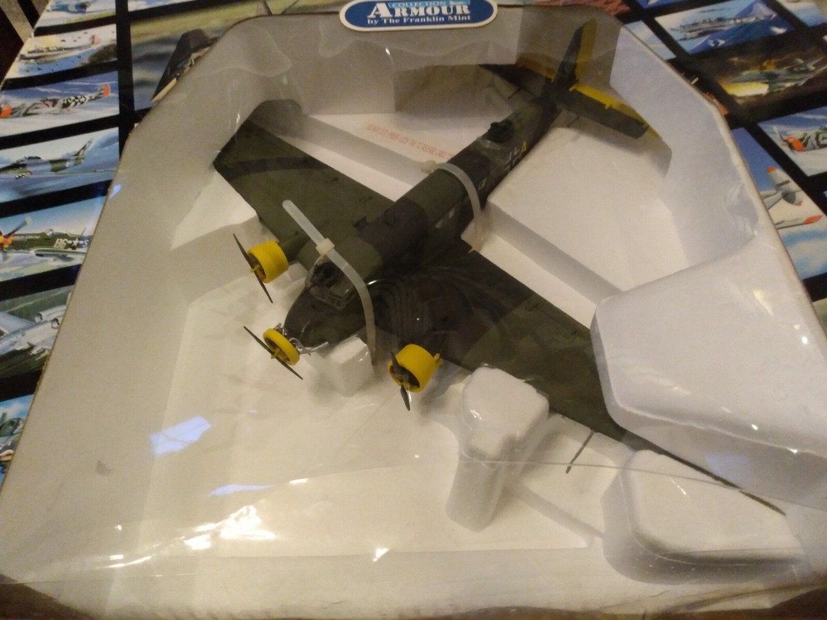 Franklin Mint Armour WWll German Junkers JU- 52 