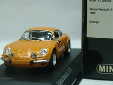 WOW EXTREMELY RARE Alpine A110 Renault R8 956 1964 Orange 1:43 Minichamps-Fuego