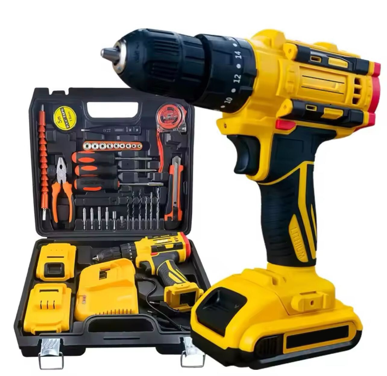 Offerta Kit Trapano 24V Litio con 2 Batterie: Qualità a Prezzo Outlet