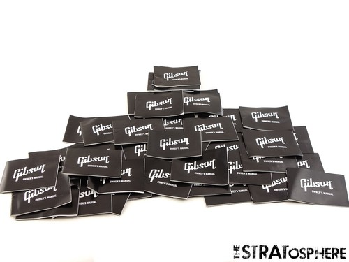 Lot of 50 Gibson Manuals Manual Sets for Les Paul SG Guitar Accessories