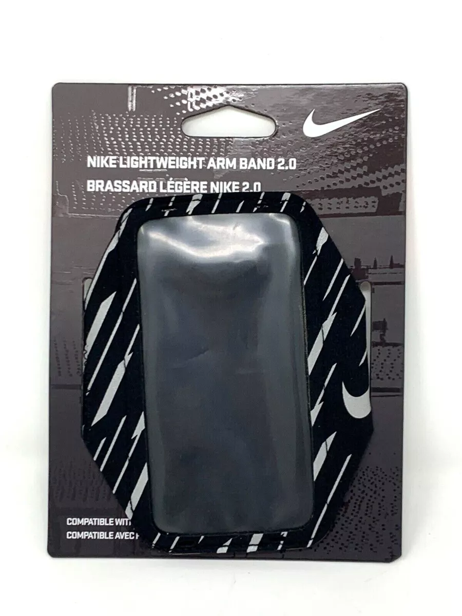 verkwistend Cilia leren Nike Lightweight Armband 2.0 Printed 360 Lean Armband - Black / Silver |  eBay