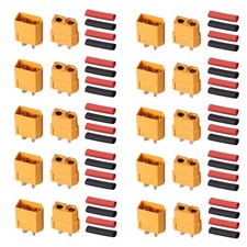 20 PCS XT60 Bullet Connectors Gold Plated RC Lipo DIY Plug Power Battery XT-60