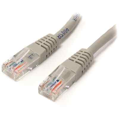1PC STARTECH.COM M45PATCH6GR Cat5e Ethernet Cable - 6 ft - Gray - Patch Cable -