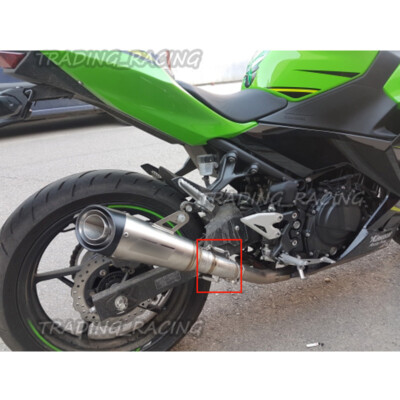 Mid Pipe For Kawasaki Ninja 400 250 Z400 Z250 17-20 Slip On 51mm