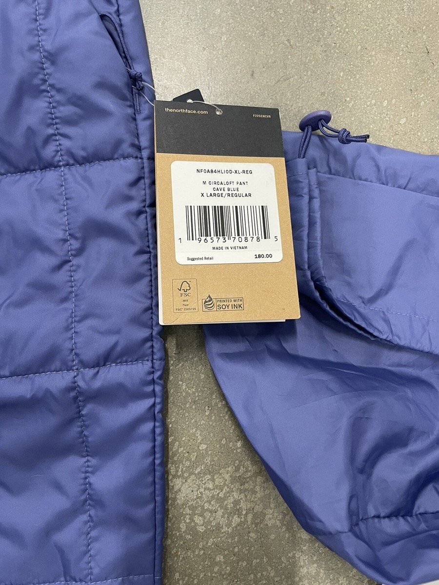 The North Face Circaloft Pant Cave Blue Puffer Regular Mens NEW | eBay