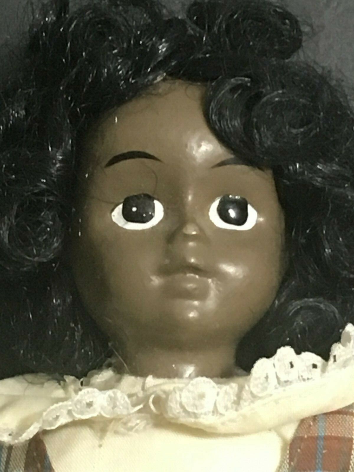 VINTAGE AFRICAN AMERICAN PORCELAIN DOLL eBay