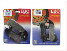 COPPIA PASTIGLIE FRENO ANTERIORE POSTERIORE EBC Suzuki DR Big - 750 1989