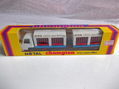VOITURE MINIATURE CHAMPION MIKO BERLIET CIRQUE NEUF BOITE FRANCE GIFT SET norev