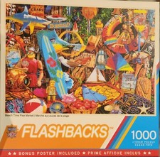 MasterPieces - Flashbacks - Beach Time Flea Market 1000 Piece Jigsaw Puzzle
