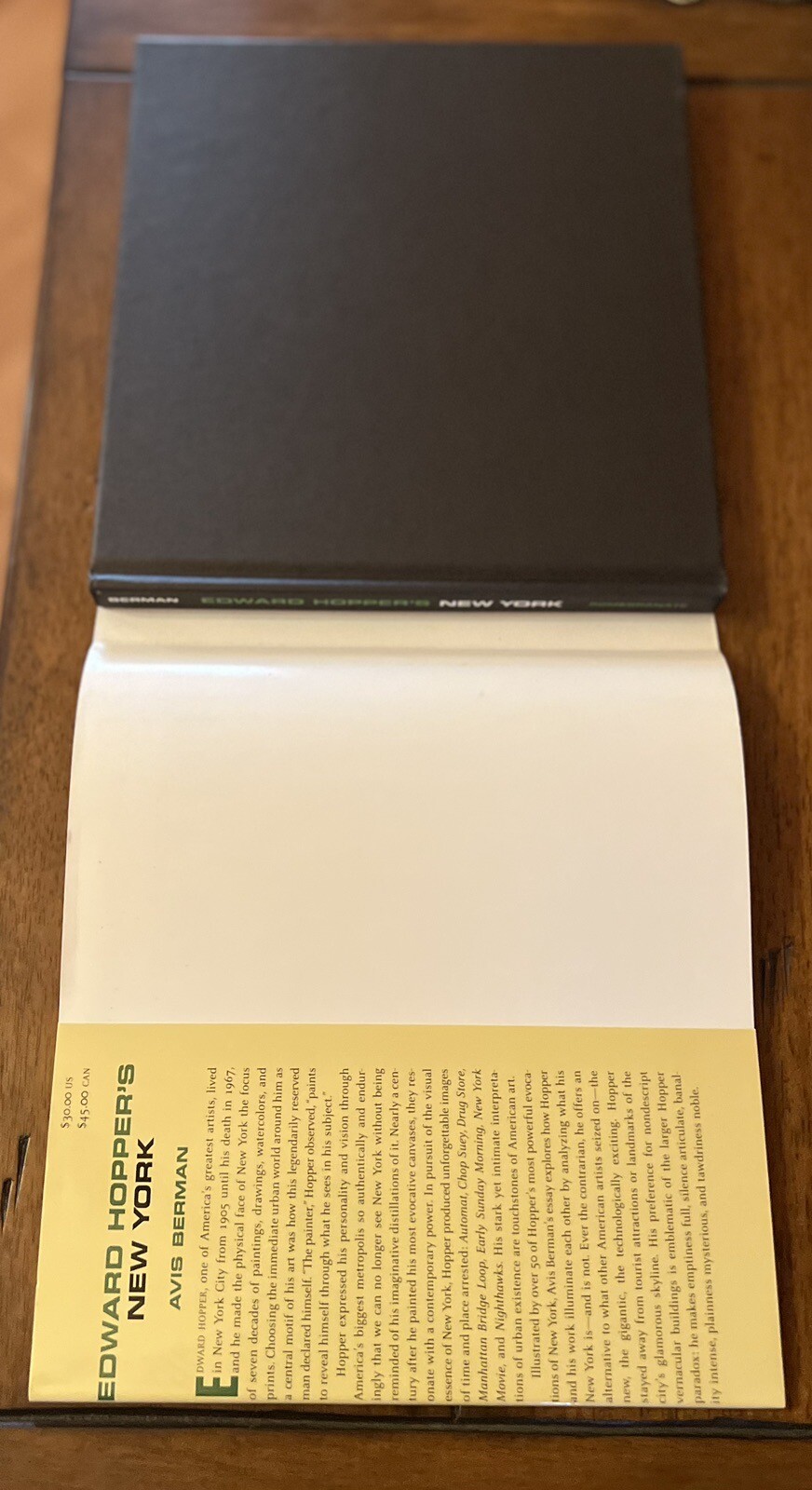 Edward Hopper's New York by Edward Hopper and Avis Berman (2005