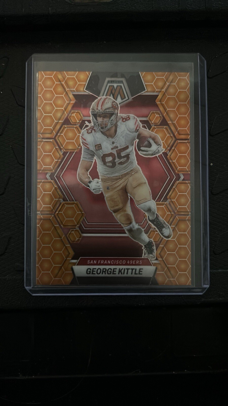 2023 Panini Mosaic - Honeycomb Prizm #214 George Kittle