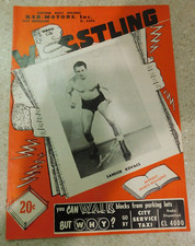 Buffalo Sports Magazine Wrestling Program January 26 1951 Cover Sandor Kovacs