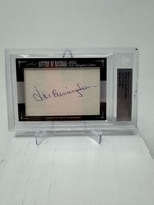 2012 Leaf History Of Baseball Joe Cunningham Cut Signature Beckett Authenticated