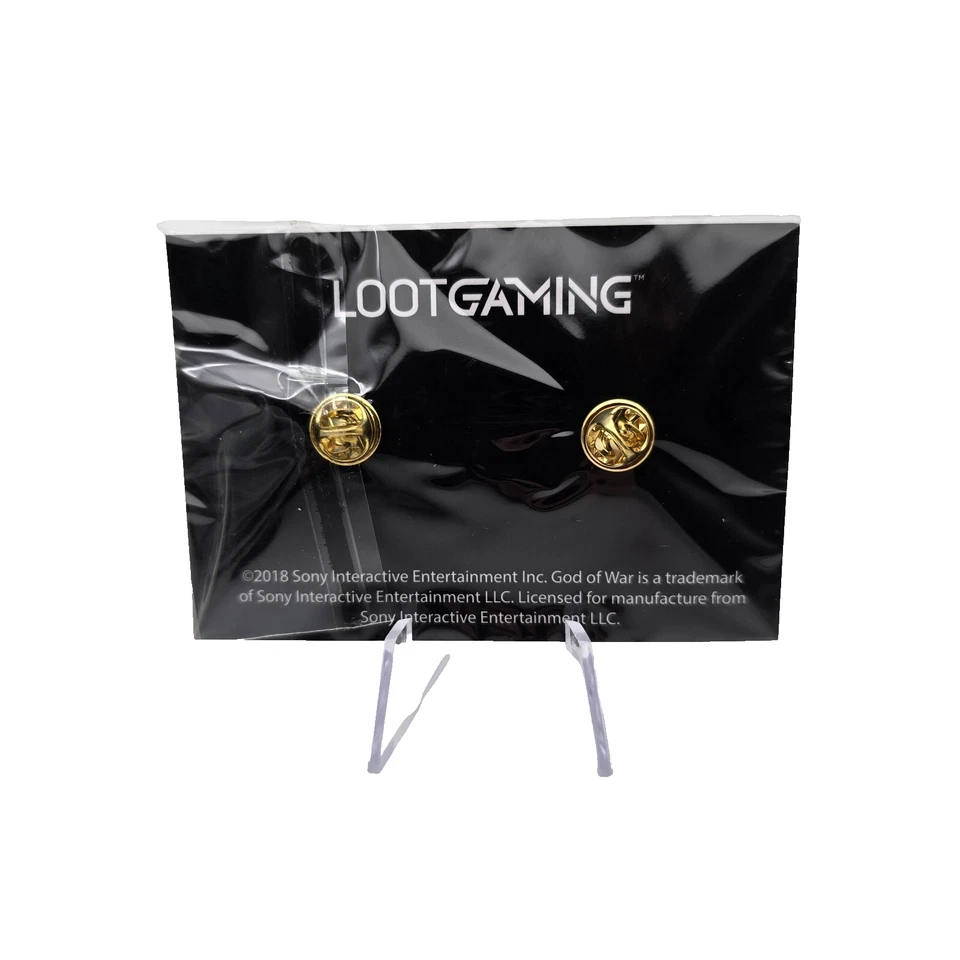 2018 Loot Crate Loot Gaming God of War Pin Set Exclusive Limited Edition New - Image 4 of 4