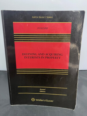  Defining and Acquiring Interests in Property (Aspen Select Ser)by Bridget M....
