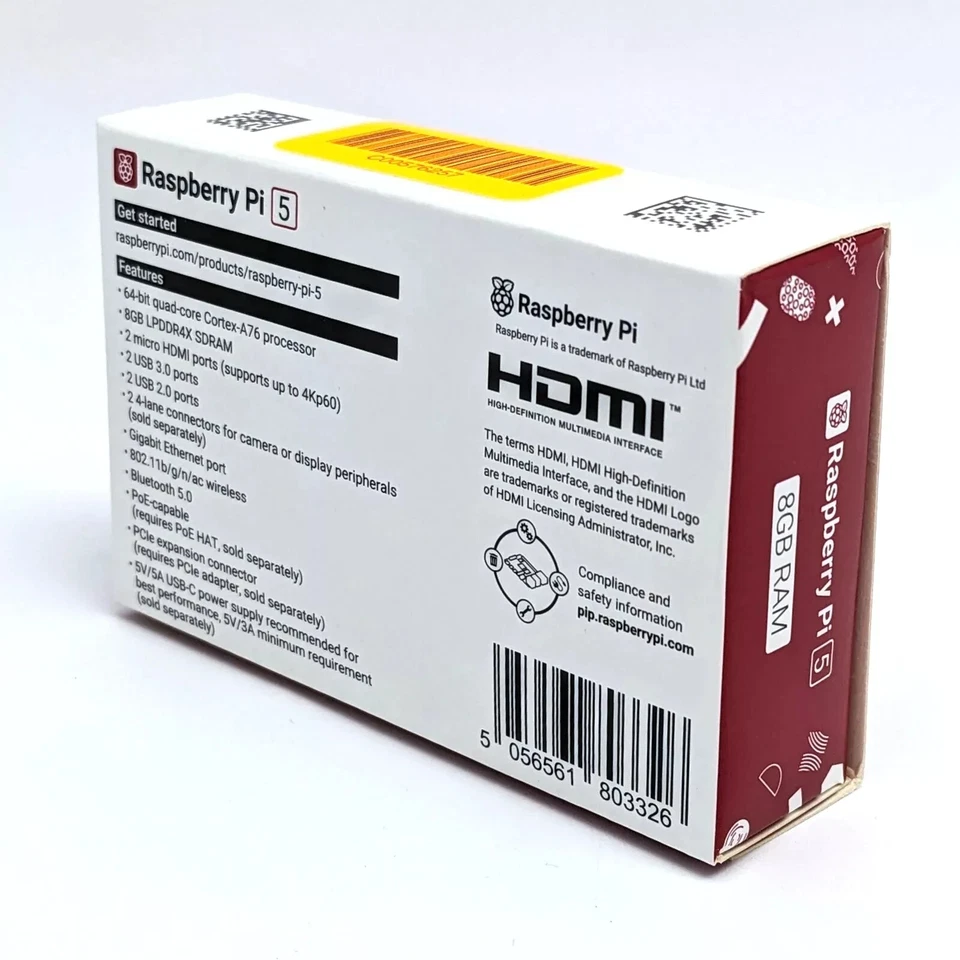 Genuine Raspberry Pi 5 | 8GB RAM | New/Unopened | Made in UK | In Hand | SC1112 - Image 2 of 4