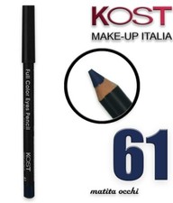 Kost Make Up Italia 2 Matite Occhi Blu K.MT61 Lunga Durata Professionale