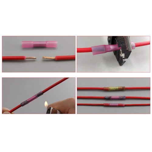 100pcs Heat Shrink Connectors Electrical Wire Crmp Terminals Connectors - Picture 3 of 11