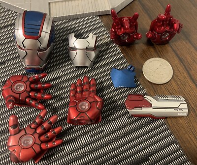 Iron Patriot MMS195-D01 Helmet,Mask,Hands,Armor pieces,1/6 Hot toys Accesories