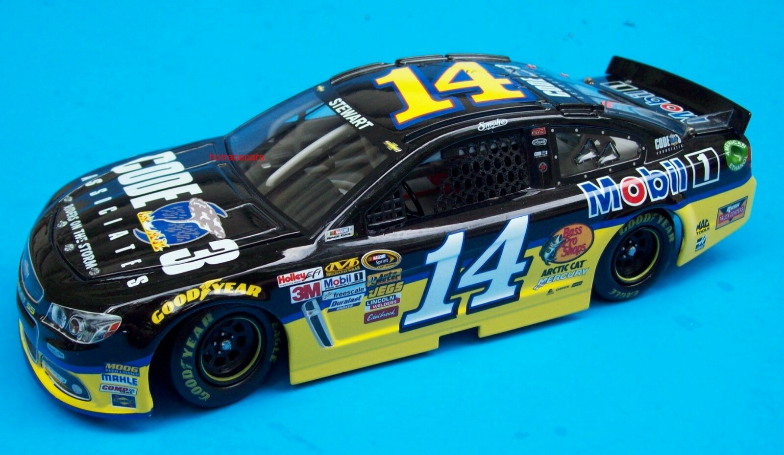 Tony Stewart 2014 Code 3 Associates 14 Chevy Liquid Color 1/24 NASCAR