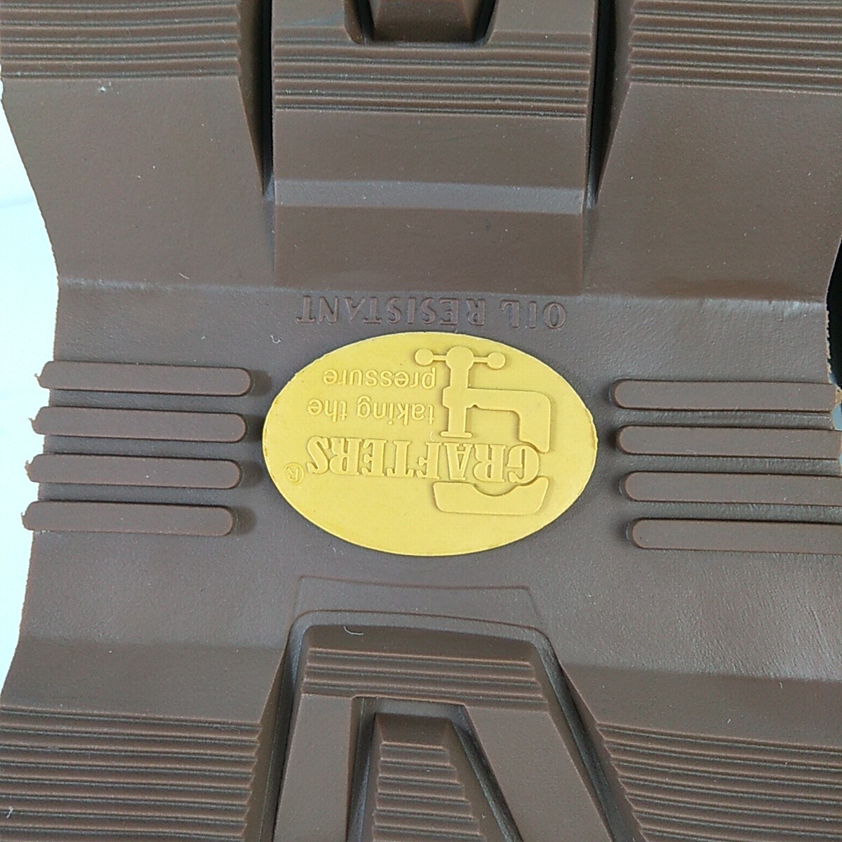 Grafters Safety Boots Men's M763DB Brown Leather Chelsea Shoes Steel