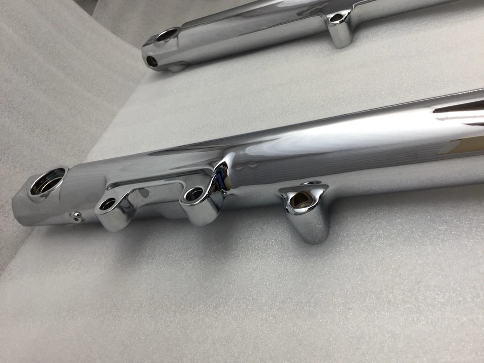 Patas de horquilla cromadas Harley 39 mm 2007-17 45947 Sportster XL 1200 G5C0 (EXTRACTO) Foto 4 de 4