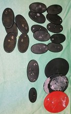Warhammer Age of Sigmar AOS oval bases x35 - used condition.