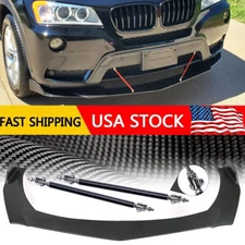 Front Lip Bumper Body Kits Splitter Spoiler /Carbon Fiber For BMW