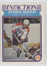 1982-83 O-Pee-Chee In Action Dennis Maruk #370 0a4