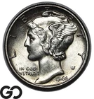 1944 Mercury Dime BU++