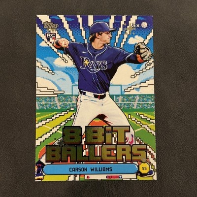 2026 Topps Carson Williams #8B-23 8 Bit Ballers Rookie Tampa Bay Rays
