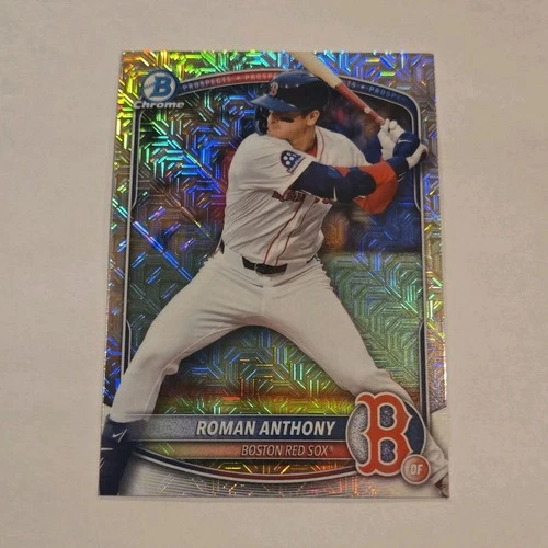 2024 Bowman Chrome Mojo Refractor Roman Anthony #BCP-167 Boston Red Sox Card