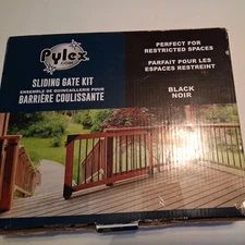 Pylex 11052 Sliding Gate Hardware Kit - Black