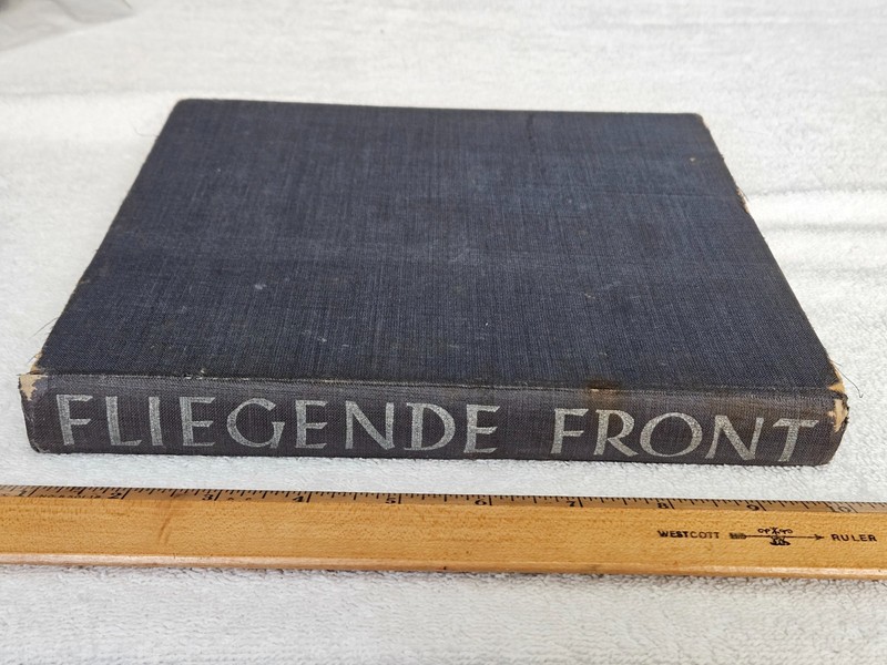 Original WW2 German 1942 Luftwaffe Book - "Fliegende Front"
